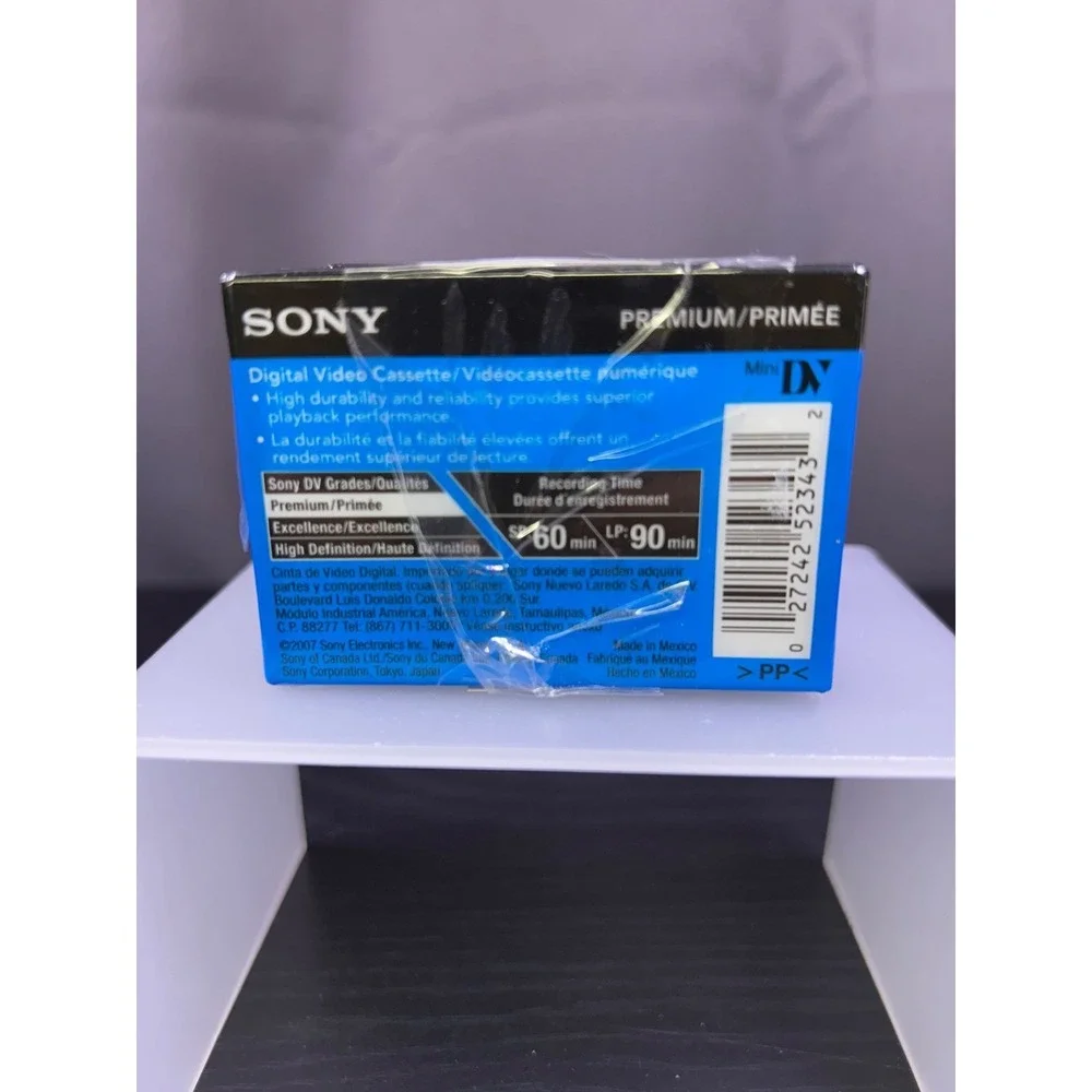 3 NEW SEALED Sony DVC DVM60PRR Premium Mini Digital Video Cassette Tapes 60min